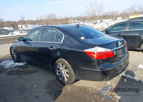 2009 Hyundai Genesis 3.8 z USA, uszkodzony, nr VIN KMHGC46E89U033491